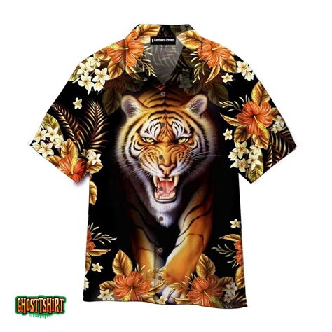hawaiian tiger shirt
